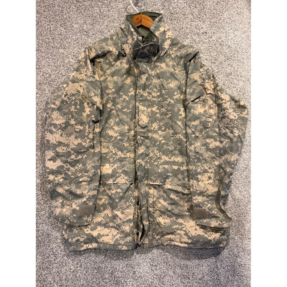 Tennessee Apparel Parka Mens Large Green ACU Digital Camo ECWCS Gen III Military
